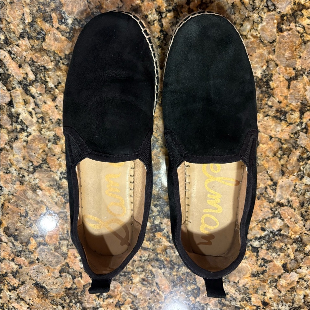 Sam Edelman Women's Carrin Platform Espadrille Slip-On Shoe Black Suede Size: 7M - Picture 3 of 13